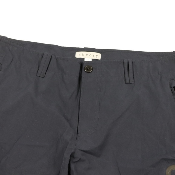 Theory Mens 36 Casual Hiking Shorts Navy Blue - Picture 2 of 7